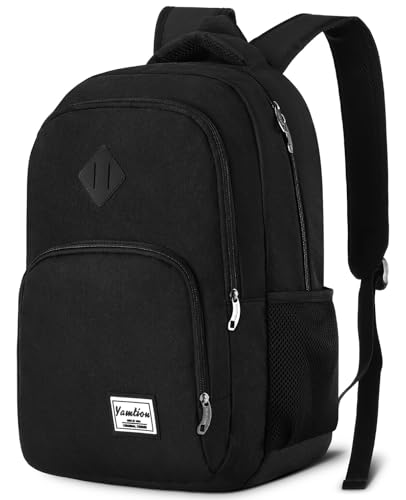 YAMTION Backpack for Men and Women,School Backpack for Teenager,15.6 inch Laptop Bookbag with USB Charging port for Business Work College Travel Trip