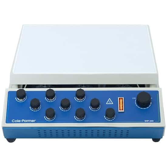 Cole-Parmer Nine-Position Stirring Hot Plate, 120 VAC