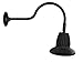 RAB Lighting GN1LED13NST11B AREASITE, Black