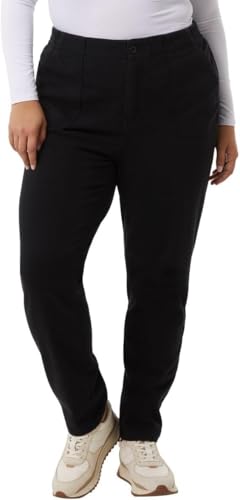 32 Degrees Women's Knit Stretch Elastic Waist Twill Pants3