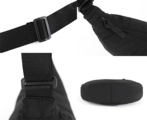 Image of Crossbody Bag Hobo Sling Crescent Bags Women Men Trendy Small Shoulder Bag Purse Dumpling Casual Handbag Adjustable Strap