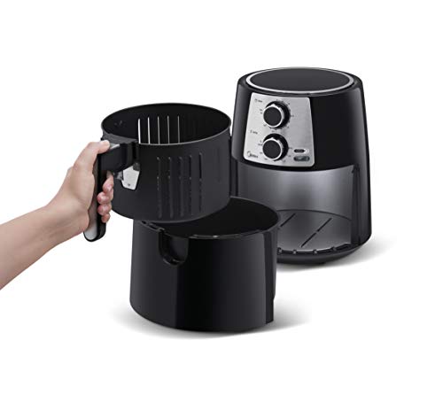 Fritadeira Air Fryer Sem Óleo Midea, Preto, 3,5L, 220V