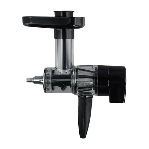 Accesorio Exprimidor para KitchenAid, Accesorio Exprimidor Masticador para Compatible con de Pie Accesorios para Exprimidores Lentos para Frutas y Verduras, Negro