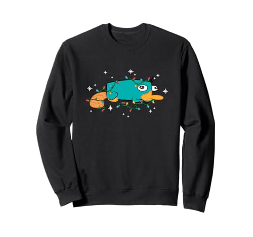 Disney Phineas And Ferb Christmas Lights Perry The Platypus トレーナー