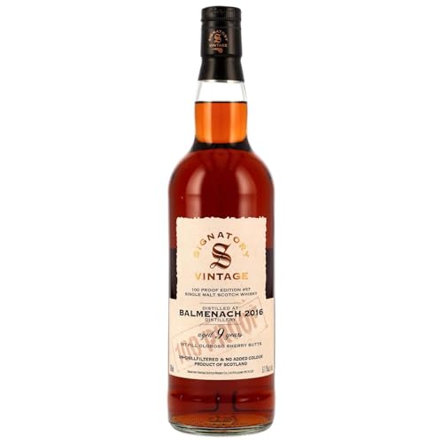 Balmenach 2016 Signatory Vintage 100 Proof Edition Single Malt Whisky (1x0,7l)