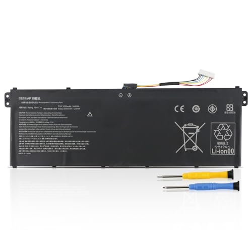 AP19B5L Batería para Acer Aspire Vero AV15 51 Spin 3 SP314 21N TravelMate P2 TMP214 41 G2 P214 41 G2 Swift S40 52 SP314 21N R5FR SP314 21N R1HL SP314 21N R4GU AV15 51 30MA 30BM 31UK 34PT 39SE 54H6