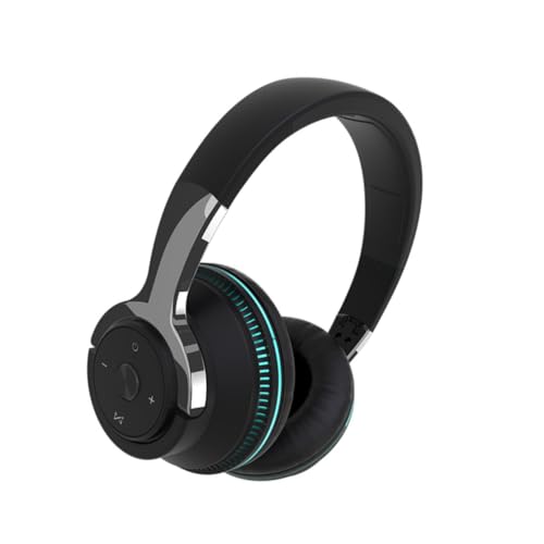Casque d'écoute sans fil pliable réglage tête flexible audio stéréo