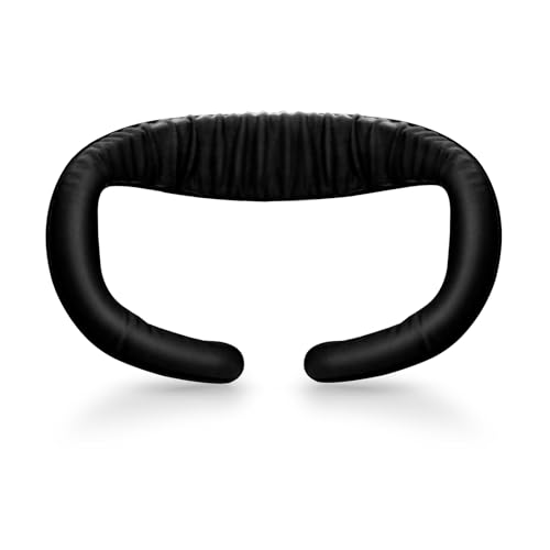 AMVR Atmungsaktive Ice Silk Cotton für AMVR Face Cover Pad Facial Interface (Schwarz, 0,63 Zoll)