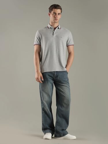 Image of Tommy Hilfiger Men Polo Cotton Regular Fit Shirt
