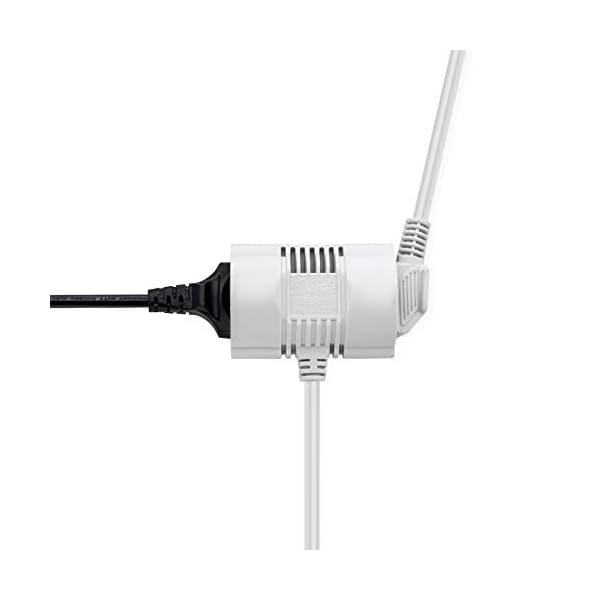 MutecPower 5 Meter Verlängerungskabel Mit 2-Fach Schuko doppel Steckdosen - abgewinkelt EU Schuko Doppel-Verlängerung… – Bild 5