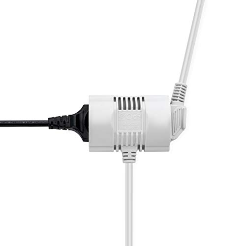 Rallonge câble MutecPower prise Schuko coudée 2 voies 15m