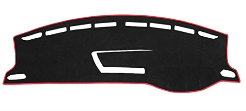 Alfombrilla de Escritorio para Plataforma de Instrumentos VW T-Cross Tapicería Premium Roja