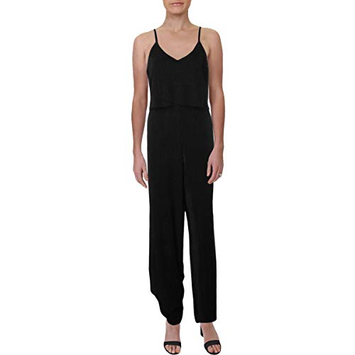 Catherine Catherine Malandrino Women's Owens Jumpsuit, Black Beauty, 14