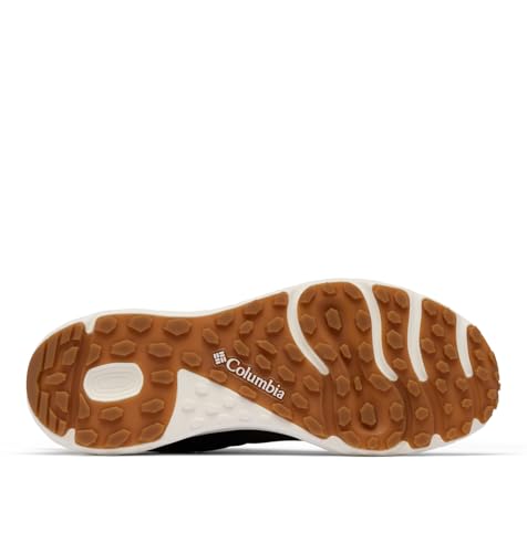 Columbia Men's Konos TRS Outdry Waterproof Shoe, Greenscape/Red Quartz, 14