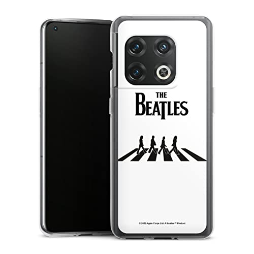 DeinDesign Coque en Silicone Compatible avec OnePlus 10 Pro Etui Silicone Coque Souple The Beatles Abbey Road Musique - Les Beatles, Paul McCartney, John Lennon, RIngo Starr, George Harrison DeinDesign Coque en Silicone Compatible avec OnePlus 10 Pro Etui Silicone Coque Souple The Beatles Abbey Road Musique