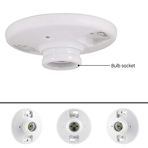 Ultrapro 18304 White, Ge Keyless Medium Base Porcelain Lampholder thumb #1