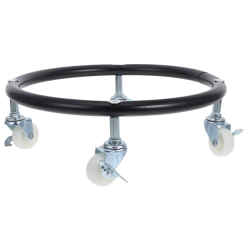 LIGIGWASH Supporto Bombola Gas con Ruote e Freno, Vassoio Mobile per Serbatoio Propano in Materiale Robusto, Base Porta Bombola per Uso Interno ed Esterno, Facilità di Trasporto e Sicurezza