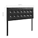 Modway Emily Button Tufted Faux Leather Upholstered Full Headboard in Black