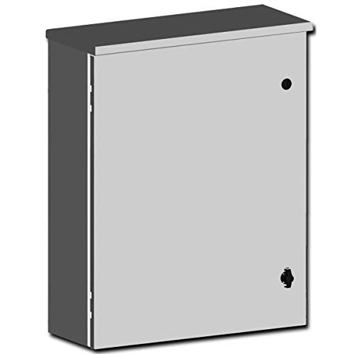 Saginaw Enclosures, SCE-20R1608LP, Wall Mount Enclosures, 20H x 16W x 8D, Nema 3R, Metal