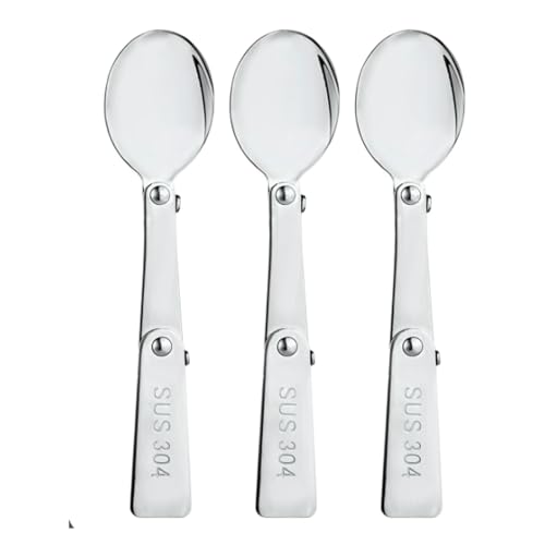 BWESOO 3 cuillers pliantes acier inox pour THERMOS FUNTAINER