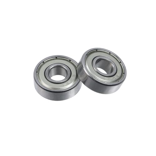 Image of Antrader 608 ZZ Ball Bearings,Miniature Deep Groove Ball Bearings,10Pcs | 8mm x 22mm x 7mm High Carbon Steel Shielded Sealed Miniature Skateboard-Bearings