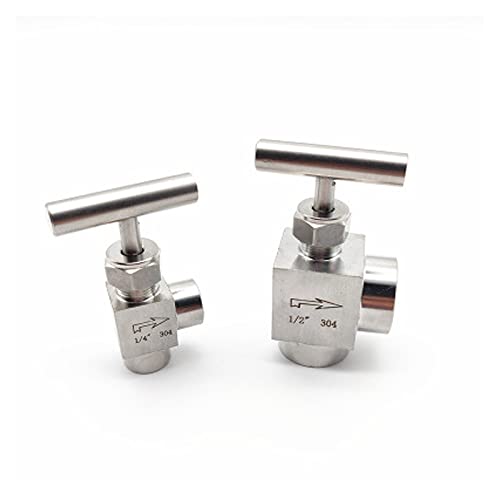 DbHFgjMN 2pcs/5pcs 1/8 '' 1/4 '' '3/8' '1/2' 'g rosca fêmea aço inoxidável 304 válvula de a