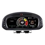 Quadro Strumenti Digitale 10,25" per Volkswagen Jetta 2013–2019, Virtual Cockpit Cruscotto, Installazione Plug & Play, Display Tachimetro, CarPlay Wireless & Android Auto LCD Multifunzione