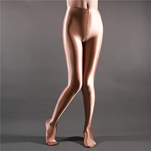 ZUYPSK Glossy Opaque Pantyhose Tights Oil Shiny High Waist Stockings Yoga Training Sports Dancing Leggings Pants4