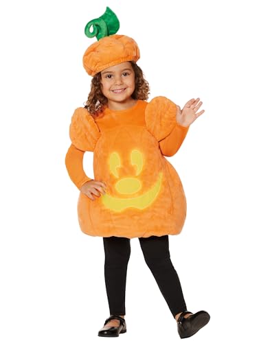 Spirit Halloween Disney Toddler Mickey Mouse Pumpkin Costume | Officially licensed | 3T - 4T Sizing