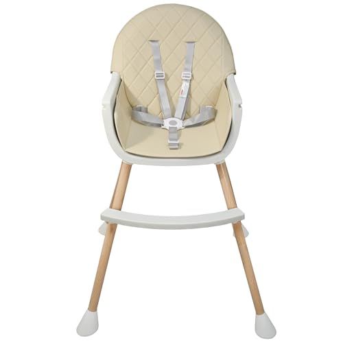 Variante de Almar Baby trona bebe beige convertible 2 en 1 acolchada
