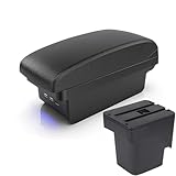 Interior Caja De Almacenamiento Para Consola Central Y Reposabrazos Para Ford Para Focus 2 Mk2 2005-2011 Accesorios(B black line)