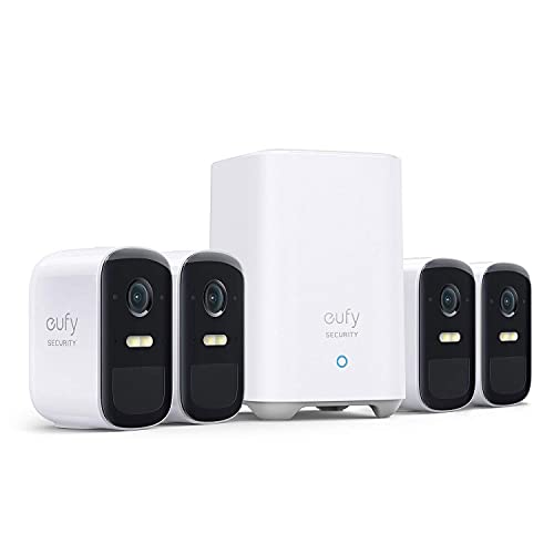 eufy Security, eufyCam 2C Pro 4-Cam Kit, Wireless Home...