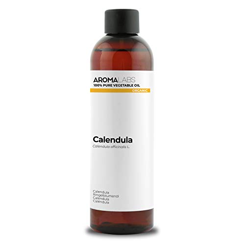 Aceite de Caléndula BIO (Calendula officinalis) - 250 mL - Macerado Oleoso Certificado Cosmos - Aroma Labs
