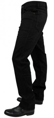 Wrangler Authentic Slim Jeans, Pierre Moyenne, Homme, NOIR, 30W / 30L - Image 6