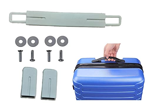 Image of Luggage Wheel,Handle,Lock Only for Replacement and Repair for VIP, Safari, Skybag, Amrican Tourister Suitcases Luggage Part (1 Pcs Grey Handle)