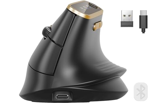 SABLUTE MAM4 Ergonomic Vertical Mouse for M/L Hands, 8K DPI...