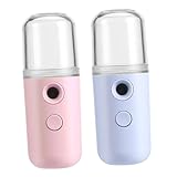 WOONEKY 2piezas Humidificador De Aire Facial Pulverizador De Minihumidificador Humectante Para Salones De Hogar Oficina Carga Usb