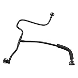 LoloWheat Engine Radiator Water Coolant Reservoir Return Hose Expansion Tank Overflow Pipe Rubber Fit for 2017-2021 Jaguar F-Pace for 2018-2021 Land Rover Range Rover Velar 3.0L 5.0L # LR091813 Black