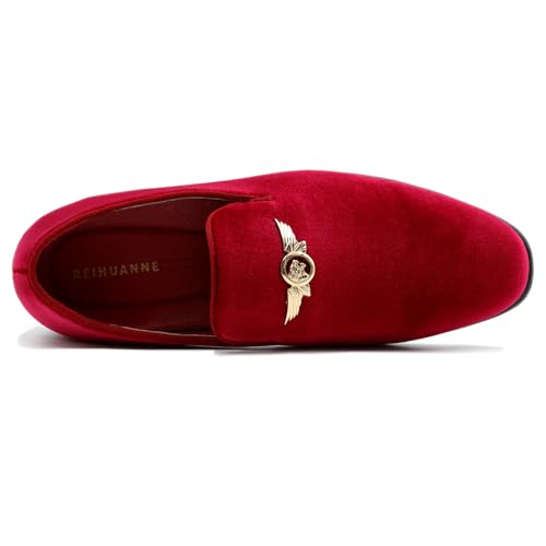 Men's Penny Slip-on Velvet Loafer Suede Dress Shoes Designer