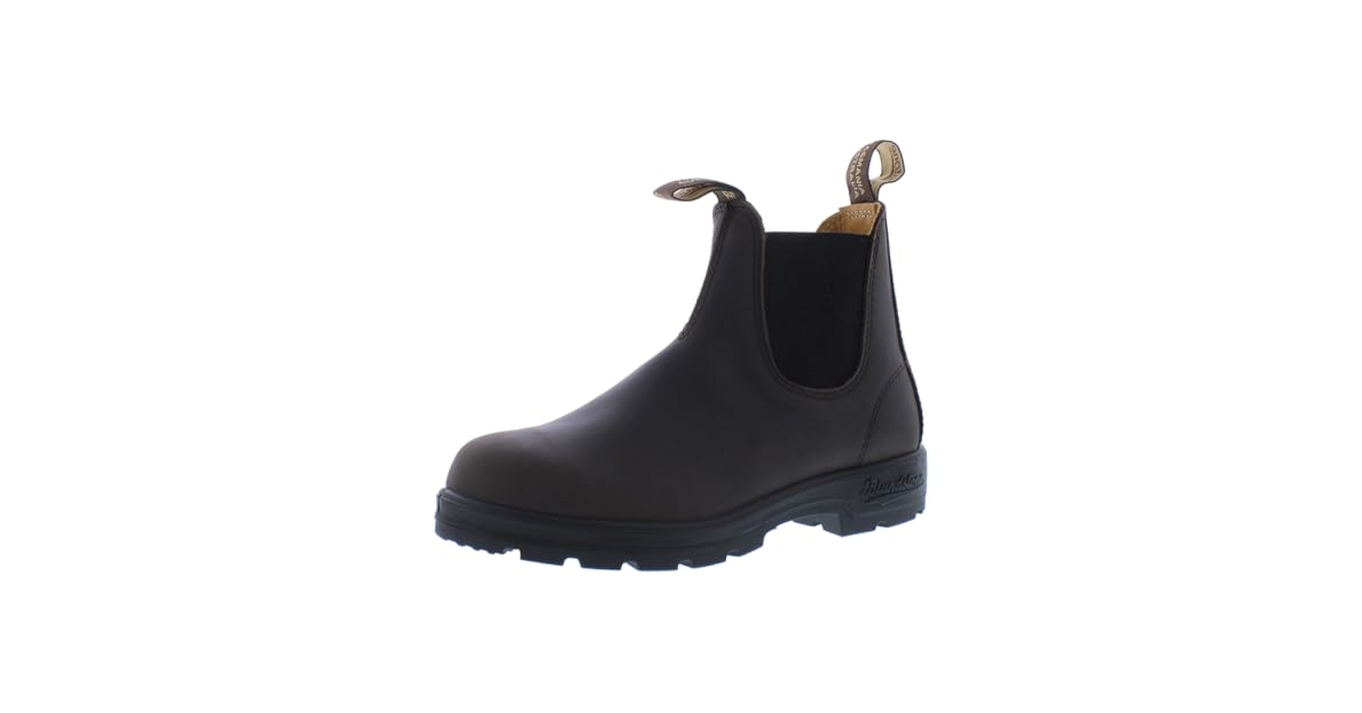 靴 BLUNDSTONE 550 ELASTIC SIDED BOOT LINED Stout Brown Premium Oil Tanned Leather Chelsea Boots, Work