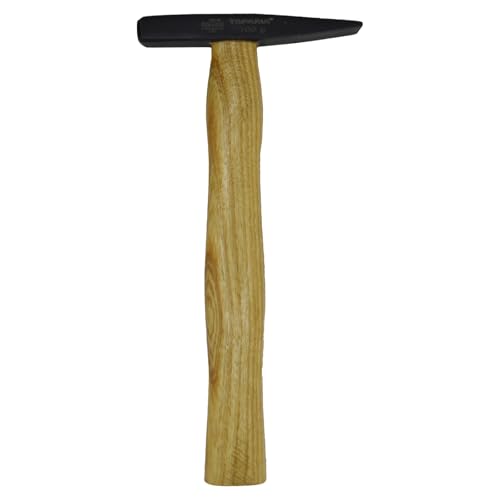 Taparia Machinist Hammer - MH 100 (100 g drop forged stirking steel head) with hickory wood handle for Professionals, home and DIY - Image 2 thumbnail