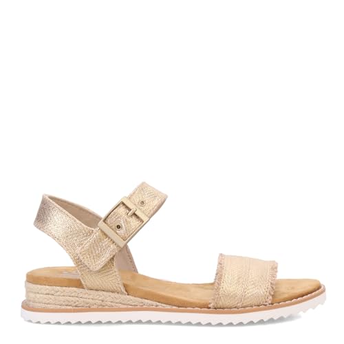 Skechers Women's Bobs Desert Kiss-Gold Crush Sandal2