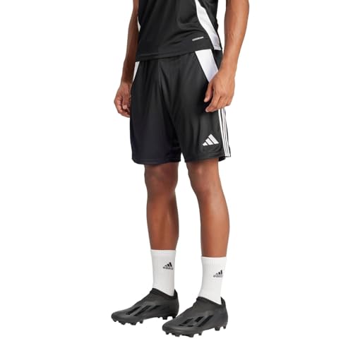 adidas Men's Tiro 24 Training Shorts, Black/White/Black, Medium