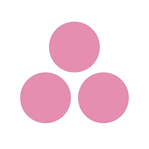 Teacher Buddy 3 Pack Light Pink Dry Erase Circles Dot Whiteboard for Tables and Desks - Perfect Classroom Organization