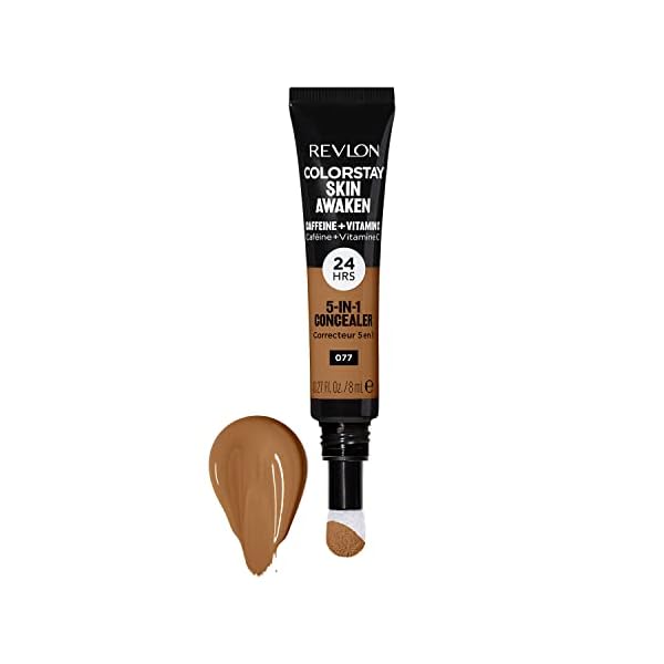Revlon ColorStay Skin Awaken 5-in-1 Concealer, Lightweight, Creamy Longlasting Face Makeup with Caffeine & Vitamin C…