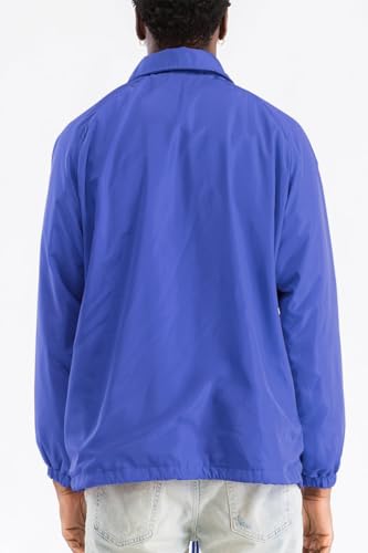 Image of WEIV GEAR Men's Full Zip Hooded Lightweight Windbreaker Anorak Jacket