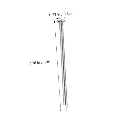 Image of DOITOOL 460pcs Assorted Stainless Steel Nails Hanging Nails for Pictures Masonry Flat Head for Diy Arts