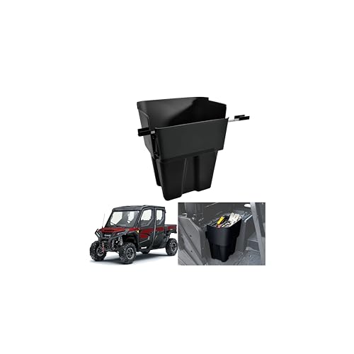 POKIAUTO Under Seat Storage Box for Kawasaki Ridge Crew 2025 24.6L Rear Right Side Under Seat Box Tool Tray Organizer Bin for 2025 Kawasaki RIDGE CREW Accessories