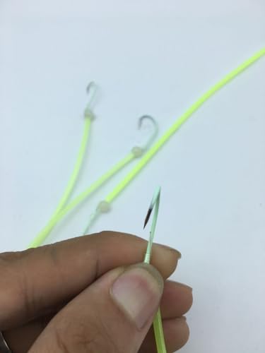 Set de 30 aparejos luminosos de pesca con tubos fluorescentes miniatura 7