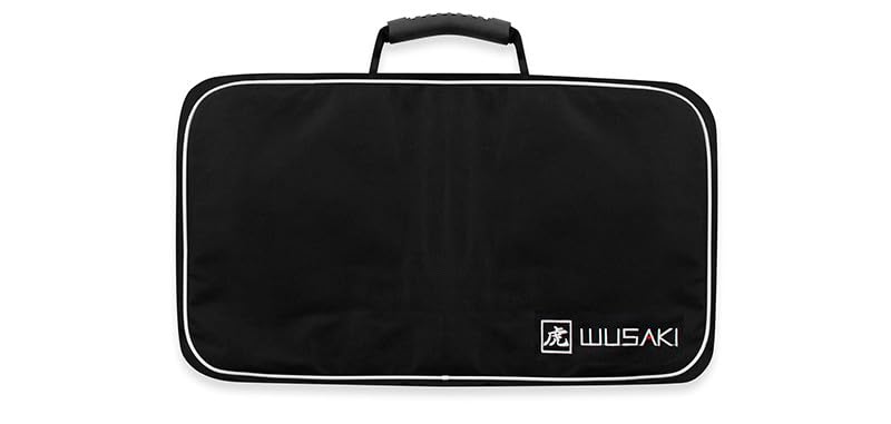 Wusaki Mallette de Cuisinier Vide pour Chefs Professionnels et étudiants en école hotelière – 21 Places + 1 Poche de Rangement